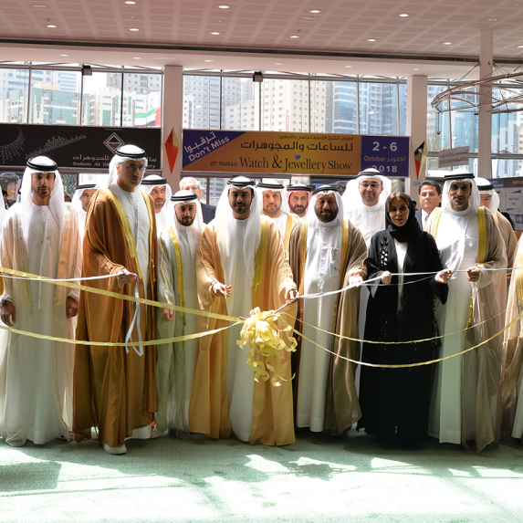 Sheikh Khalid Bin Issam Al Qassimi inaugurates the 44th edition of the MidEast Watch and Jewellery Show