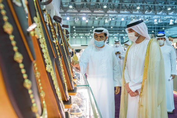 Sheikh Abdullah bin Salem Al Qasimi inaugurates 2nd "Jewels of Emirates" Show at Expo Centre Sharjah